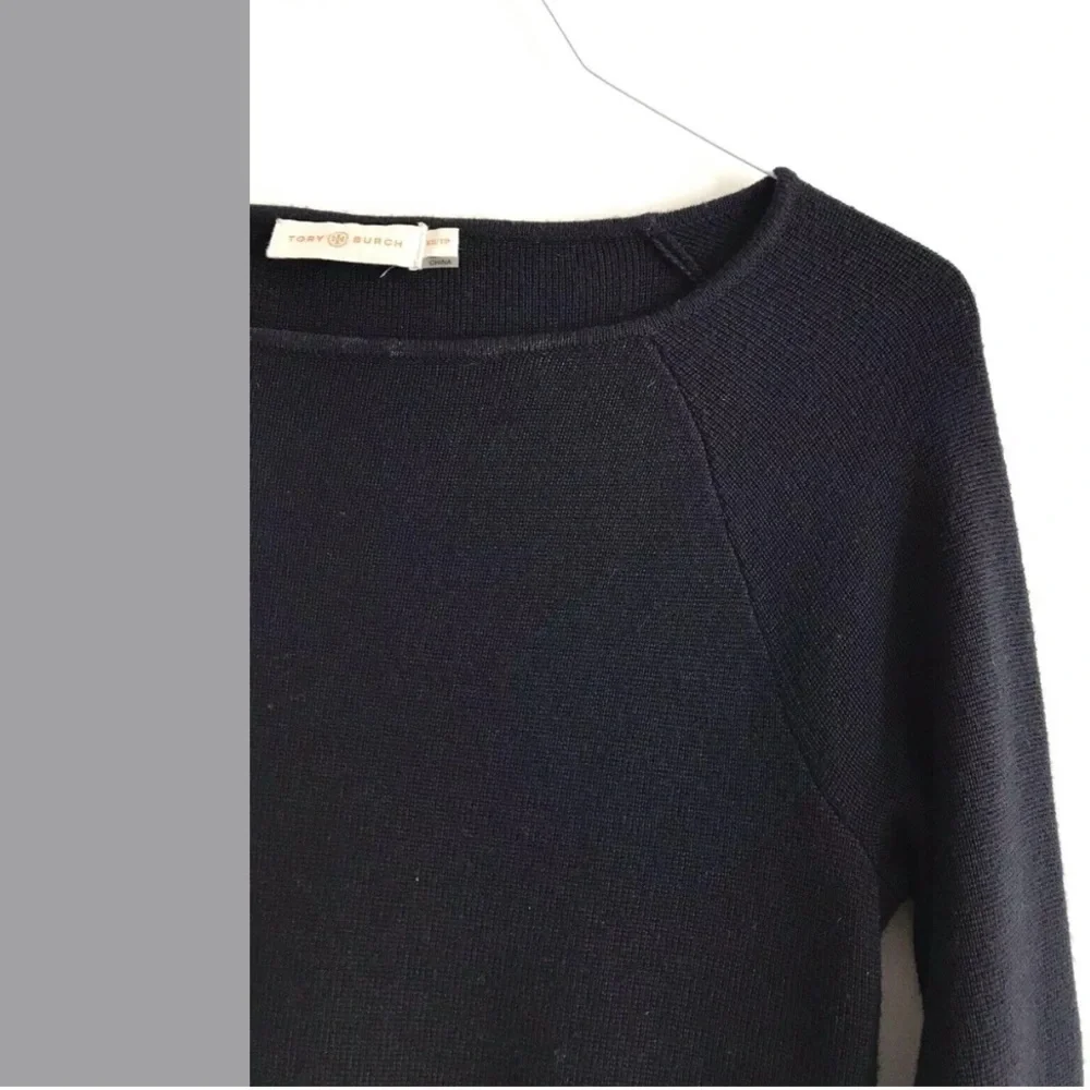 Tory Burch | Rylie Womens Side Zip Wool Sweater